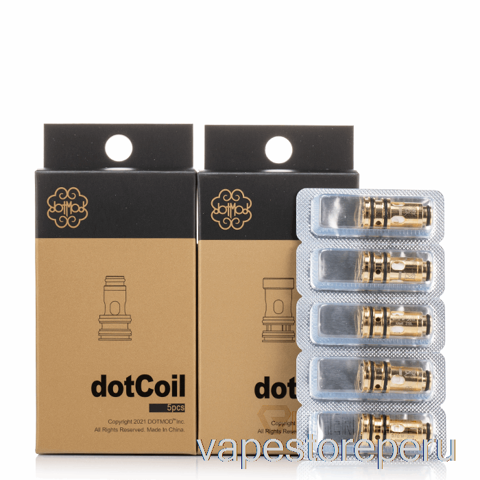 Vape Smoke Dotmod Dotcoils 0.15ohm Bobinas Dotaio V2 (base Plana)